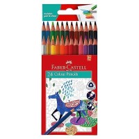 Faber-Castell Triangular Colour Pencils - Pack of 1 (Assorted)