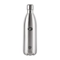 Cello Swift Thermosteel Water Bottle 1000ml, Silver | 24 Hours Hot & Cold | Rust & Leak Proof | Ideal for Office, Gym, Home, Kitchen, Hiking, Trekking, Travel Bottle