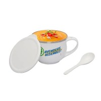 Jaypee Plus Stainless Steel Disney Printed Souptok Prime Soup Bowl with Lid & Spoon Maggi Bowl Noodles Pasta Bowl, Best Diwali Gift, Birthday Gift for Girls and Boys, Avengers Assemble