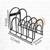 WonderStand Heavy Duty Pot Pan Rack Organizer (5-Tier), Pan Rack Holder and Organizer Rack for Home/Kitchen