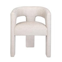 Gwen Modern Luxury Jacquard Fabric Upholstered Sculpture Armchair