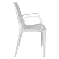 Leisuremod Kent Dining Chair, White