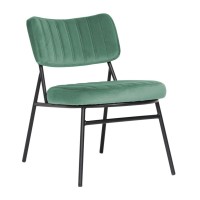 Leisuremod Marilane Velvet Accent Chairs For Living Room Bedroom Comfy Vanity Chair With Metal Frame (Turquoise)
