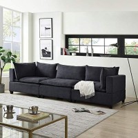 Lilola Home Madison Dark Gray Fabric Sofa Couch