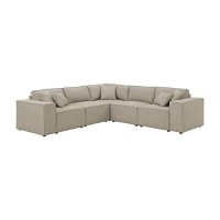 Jenson Modular Sectional Sofa In Beige Linen