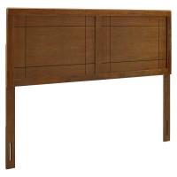 Archie Queen Wood Headboard - Walnut