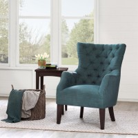 Hannah Button Tufted Wing Chair