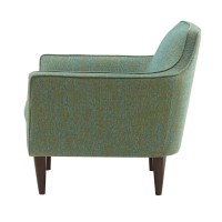 Madison Park Cruz Mid Century Accent Chair-Blue-Green