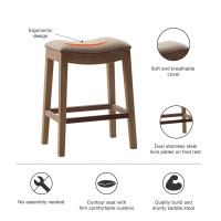 Madison Park Belfast Bar Stools, Contour Padded Seat, Nail Head Trim Modern Kitchen Counter Chair, Solid Hardwood, Metal Kickplate Footrest, Dining Room Accent Furniture, 0, Linen