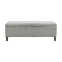 Ink+Ivy Casual Marcie Marcie Blue Accent Bench With Sotrage Ii105-0460