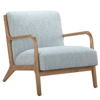 Ink+Ivy Lounge Chair With Light Blue Finish Ii110-0397