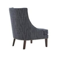 Madison Park Transitional Chase Accent Chair With Navy Finish Mp100-0933