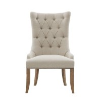 Madison Park Farm House Lucas Accent Chair With Cream Finish Mp100-0955
