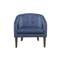 Madison Park Ian Ian Accent Chair With Blue Finish Mp100-1162