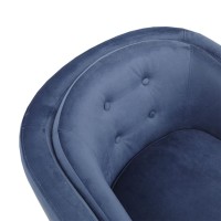 Madison Park Ian Ian Accent Chair With Blue Finish Mp100-1162