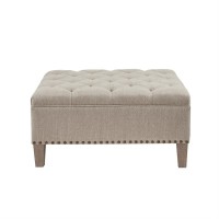 Madison Park Lindsey Tufted Square Cocktail Ottoman Mp101-0984