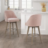 Madison Park Pearce Bar Stool With Pink Finish Mp104-1149