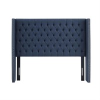 Madison Park Transitional Amelia Amelia Queen Headboard With Navy Mp116-1142