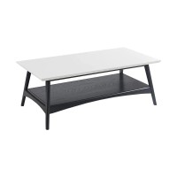 Madison Park Parker Coffee Table With Off-White And Black Finish Mp120-1129