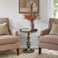 Madison Park Del Mar Accent Table With Bronze Finish Mp125-1190