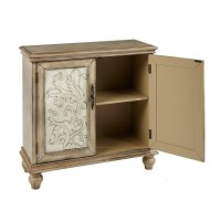 Madison Park Driscoll 2-Door Cabinet, Reclaimed Natural