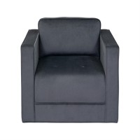 Martha Stewart Madrid Swivel Chair With Gray Finish Mt103-1188