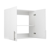 Elite 32 inch Tall Wall Cabinet, White