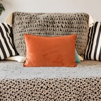 Opulent Velvet Cushions - Extraordinary Soft Furnishings for Luxurious Interiors - Apricot - 60x40