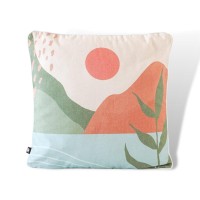 Plush Indoor Printed Cushions - Comfortable, Warm, and Stylish - Enhance Your Space with Cozy Ambiance - High-Quality Materials - 45x45 - Little Landscape