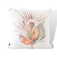 Plush Indoor Printed Cushions - Comfortable, Cozy, and Elegant - Enhance Your Space with Ambiance - Botanical Bouquet Design - 45x45