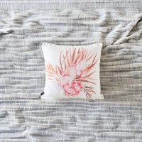 Plush Indoor Printed Cushions - Comfort, Warmth, and Style - Enhance Your Space with Cozy Luxury - Botanical Pink - 45x45