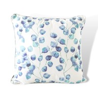 Plush Indoor Printed Cushions - Comfortable, Warm, and Stylish - Enhance Your Home Decor - Eye-Catching Prints - Soft Texture - Blue - 45x45