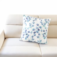 Plush Indoor Printed Cushions - Comfortable, Warm, and Stylish - Enhance Your Home Decor - Eye-Catching Prints - Soft Texture - Blue - 45x45