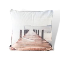 Plush Indoor Printed Cushions - Comfort, Warmth, and Style - Enhance Your Space with Exquisite Prints and Soft Texture - Cozy and Inviting Atmosphere - 45x45 - Pier Time