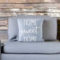 Plush Indoor Printed Cushions - Comfortable, Stylish, and Inviting - Enhance Your Space with Exquisite Prints and Luxurious Texture - 45x45 Slate