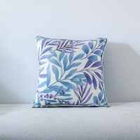 Playful Blue Flower Patch Indoor Cushion - 45x45cm - Revitalize Your Space with our One-of-a-Kind Collection