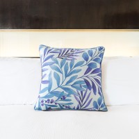 Playful Blue Flower Patch Indoor Cushion - 45x45cm - Revitalize Your Space with our One-of-a-Kind Collection