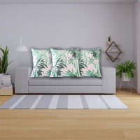 Whimsical Indoor Cushions - Unique Designs for Playful Decor - Affordable & Stylish - 45x45cm - Green Botanical
