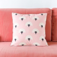 Playful Pink Petals Indoor Cushion - 45x45cm - Refresh Your Decor with Unique Designs - Affordable & Easy to Incorporate