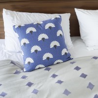 One-of-a-Kind Indoor Cushions - Petals Blue - 45x45cm - Refresh Your Decor