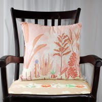 Whimsical Indoor Cushions - Unique Designs to Elevate Your Decor - Affordable & Hassle-Free - Plant Town - Brown - 45x45cm