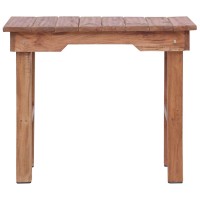 Vidaxl End Table 27.6X13.8X23.6 Solid Wood Mahogany