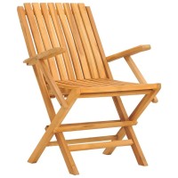 Vidaxl Folding Patio Chairs 4 Pcs 24X26.4X35.4 Solid Wood Teak