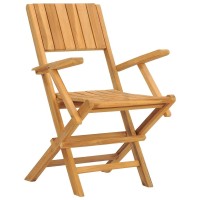 Vidaxl Folding Patio Chairs 6 Pcs 21.7X24X35.4 Solid Wood Teak