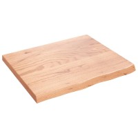 Vidaxl Table Top Light Brown 23.6X19.7X0.8 Treated Solid Wood Oak