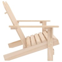 Vidaxl 2-Seater Patio Adirondack Chair Solid Wood Fir