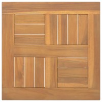 Vidaxl Square Table Top 15.7X15.7X1 Solid Wood Teak
