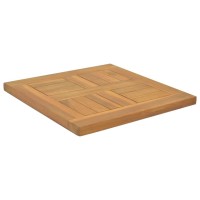 Vidaxl Square Table Top 15.7X15.7X1 Solid Wood Teak