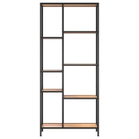 Vidaxl Book Shelf 31.5X11.8X70.9 Steel And Engineered Wood