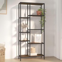 Vidaxl Book Shelf 31.5X11.8X70.9 Steel And Engineered Wood